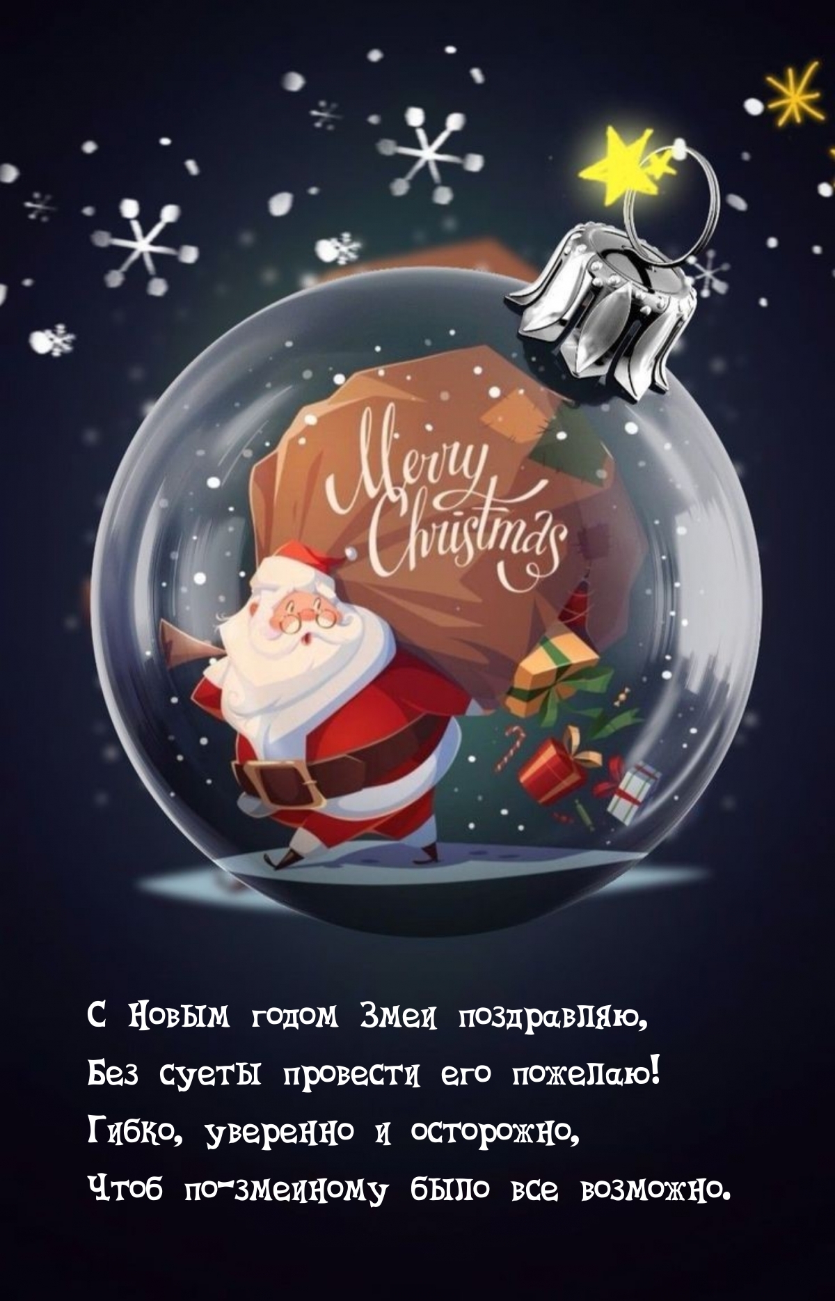 С Новым годом Змеи поздравляю, без суеты провести его пожелаю! С Новым годом Змеи поздравляю, без суеты провести его пожелаю!