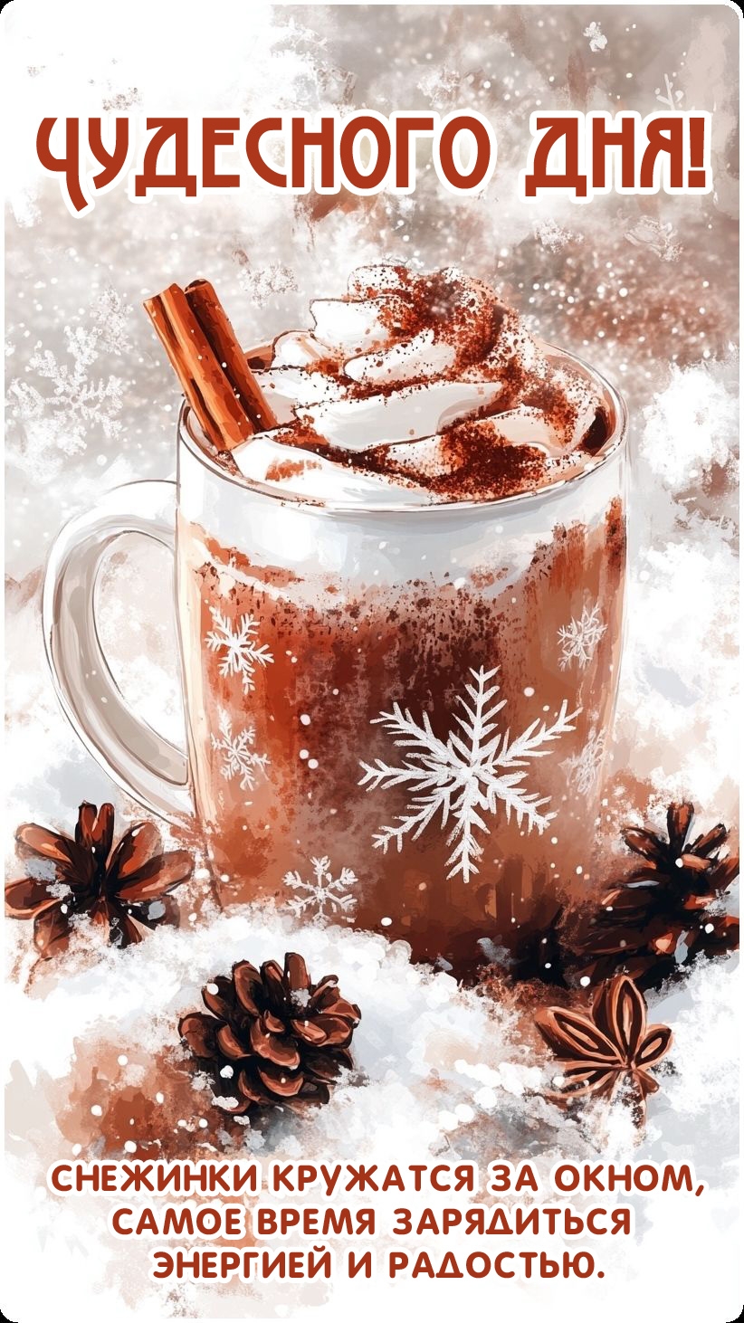 Снежинки кружатся за окном — самое время зарядиться энергией